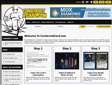 Tablet Screenshot of constructacard.com